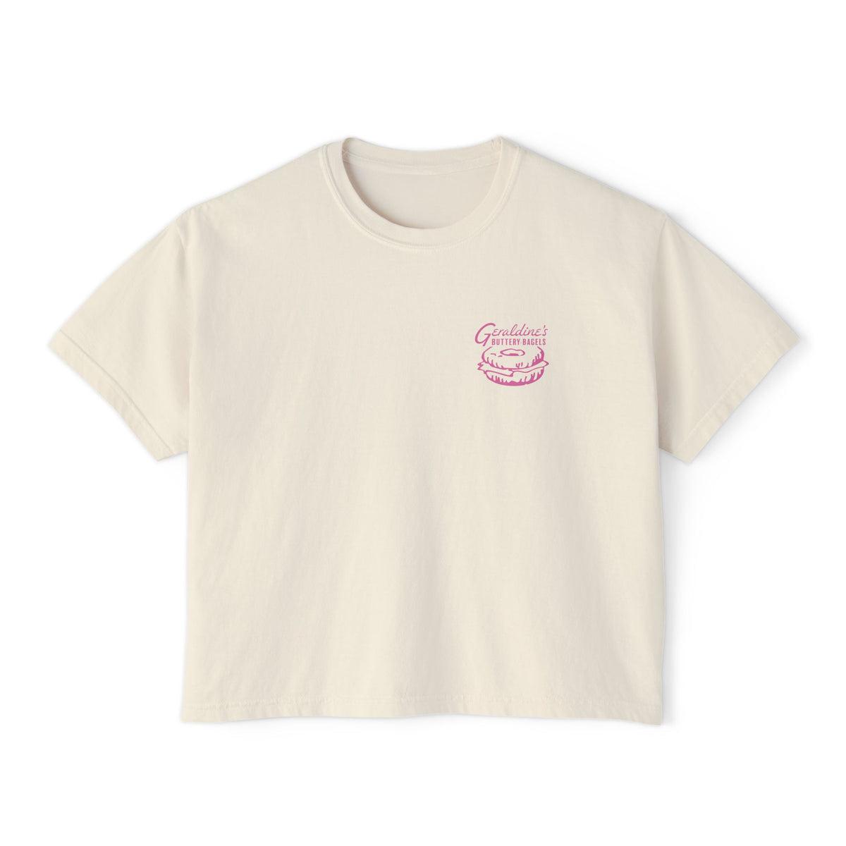 Zodiac Academy crop top from thtgrlreads featuring a vintage wash Comfort Colors base with a small pink graphic on the chest, part of the Printify Tees collection.