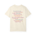 Cream Comfort Colors graphic tee featuring a Jack Smith Turner quote from Love Theoretically by Ali Hazelwood, from Thtgrlreads Tees collection