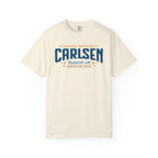 Cream Comfort Colors graphic tee featuring a Stanford University Carlsen Research Lab design, Love Hypothesis merch from Thtgrlreads and Ali Hazelwood
