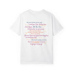 White unisex graphic tee featuring a colorful Jack Smith Turner quote from Love Theoretically by Ali Hazelwood, an officially licensed Thtgrlreads design from the Tees collection