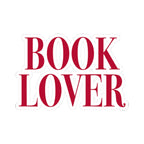 Bold red serif text reading "BOOK LOVER" on a white sticker background from thtgrlreads, part of the Stickers collection gid://shopify/Collection/449367671034.