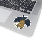 Sticker from thtgrlreads featuring a detailed illustration of a griffin with dark wings, part of the Kindred's Curse Saga collection, perfect for laptops or notebooks.