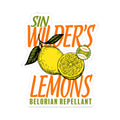 Sticker from thtgrlreads inspired by Darkmore Penitentiary featuring bright yellow lemons with green leaves and bold orange and green text for a bookish fantasy romance theme.