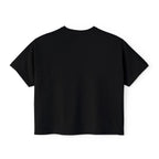 Black vintage-wash Comfort Colors crop top from thtgrlreads Wolves of Ruin collection, offering a relaxed unisex fit and premium softness by Printify.