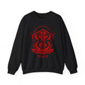 Bloodwing Academy collection by thtgrlreads features this black oversized crewneck sweatshirt with a bold red Bloodwing Academy crest graphic, part of the cozy Crewnecks lineup.