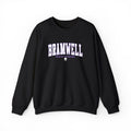 Nocticadia crewneck sweatshirt from thtgrlreads featuring an embroidered Bramwell design and "Head of Pathology" text on a vintage-washed black Comfort Colors base.