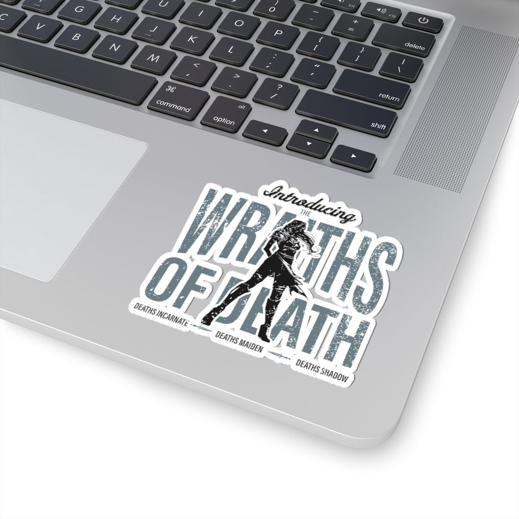 Sticker from thtgrlreads’ Lady of Darkness & Legacy Series featuring a dark fantasy design with textured text and a shadowy figure, perfect for book lovers.