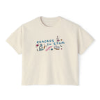 thtgrlreads Ali Hazelwood Love Hypothesis cropped t shirt with colorful Readers in STEM science and book graphic on a Comfort Colors cotton base