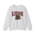 Bloodwing Academy-themed oversized crewneck sweatshirt by thtgrlreads featuring a vintage wash and bold graphic crest print, part of Bloodwing Academy and Crewnecks collections.