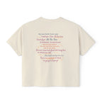 Cream cropped unisex Comfort Colors tee featuring a colorful Jack Smith-Turner quote from Love Theoretically, officially licensed Ali Hazelwood apparel by Thtgrlreads in Tees